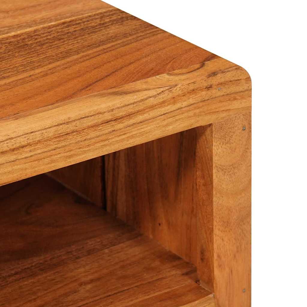 Ντουλάπι TV με ράφι Καφέ 110 x 30 x 40 cm Στερεό Ξύλο Ακακίας - Image 8