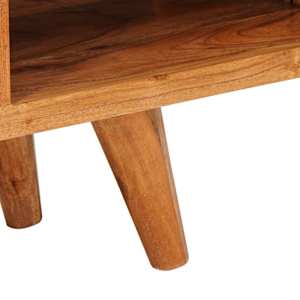 Televizní skříň Hnědá 110 x 30 x 40 cm Masivní akátové dřevo - obrázek 9