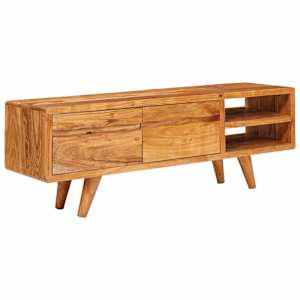 Televizní skříň Hnědá 110 x 30 x 40 cm Masivní akátové dřevo - obrázek 3