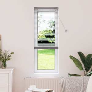 Venecijanske žaluzije srebrna 175 x 40 cm Aluminij