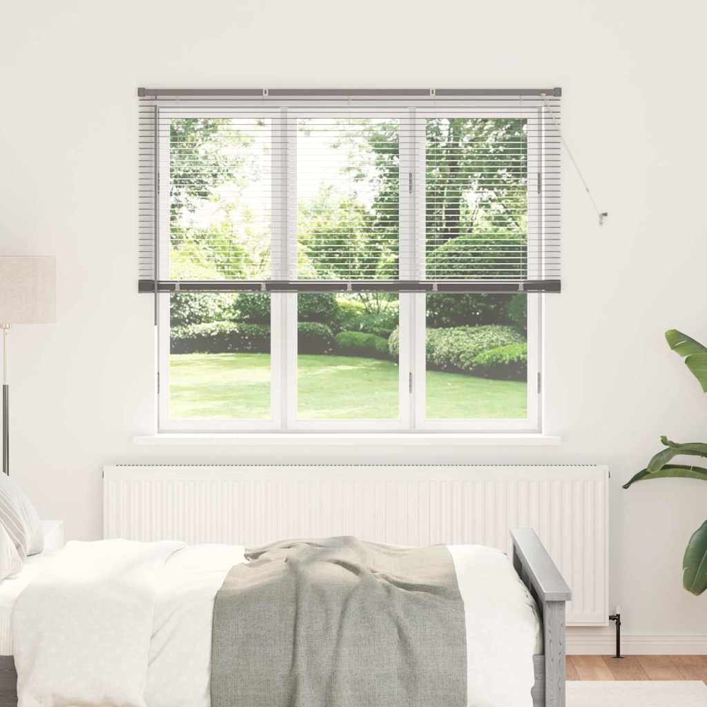 Aknaruloo kardinatega Muu Hõbedane 80 x 130 cm Alumiinium