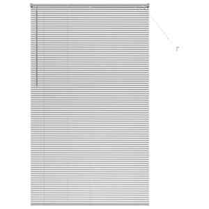 Žaluziové rolety Stříbrná 220 x 135 cm Hliník - obrázek 2