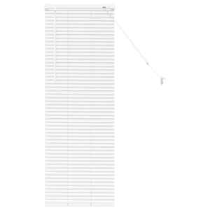 vidaXL Venetsi Rulood Valge 130 x 50 cm Alumiinium