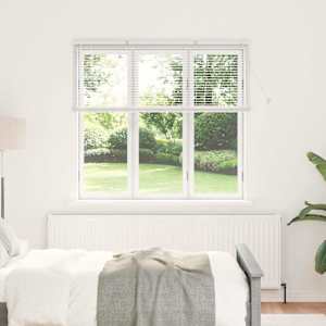 Venecijanske žaluzije Bela 130 x 150 cm Aluminij