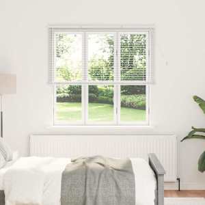 Venecijanske žaluzije Bela 175 x 145 cm Aluminij