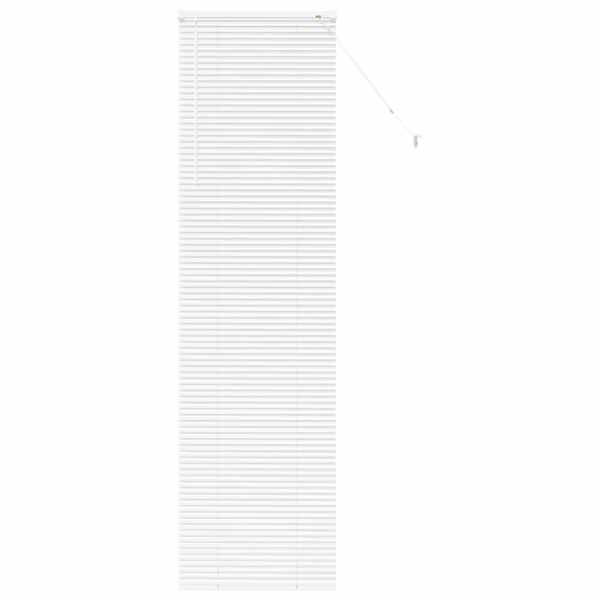 vidaXL Venetsi Rulood Valge 220 x 55 cm Alumiinium