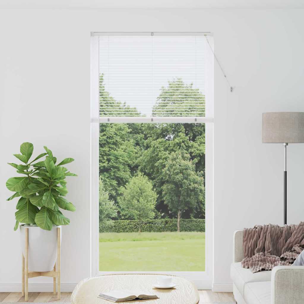 Raam Blind met gordijnen Anders Wit 100 x 220 cm Aluminium