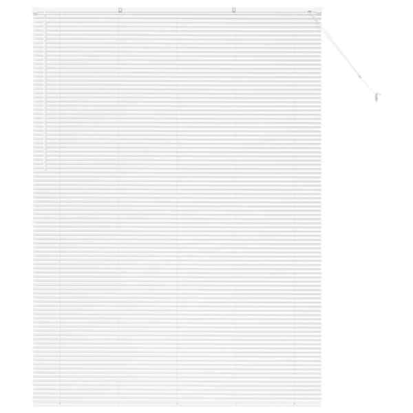 vidaXL Venetsi Rulood Valge 220 x 160 cm Alumiinium