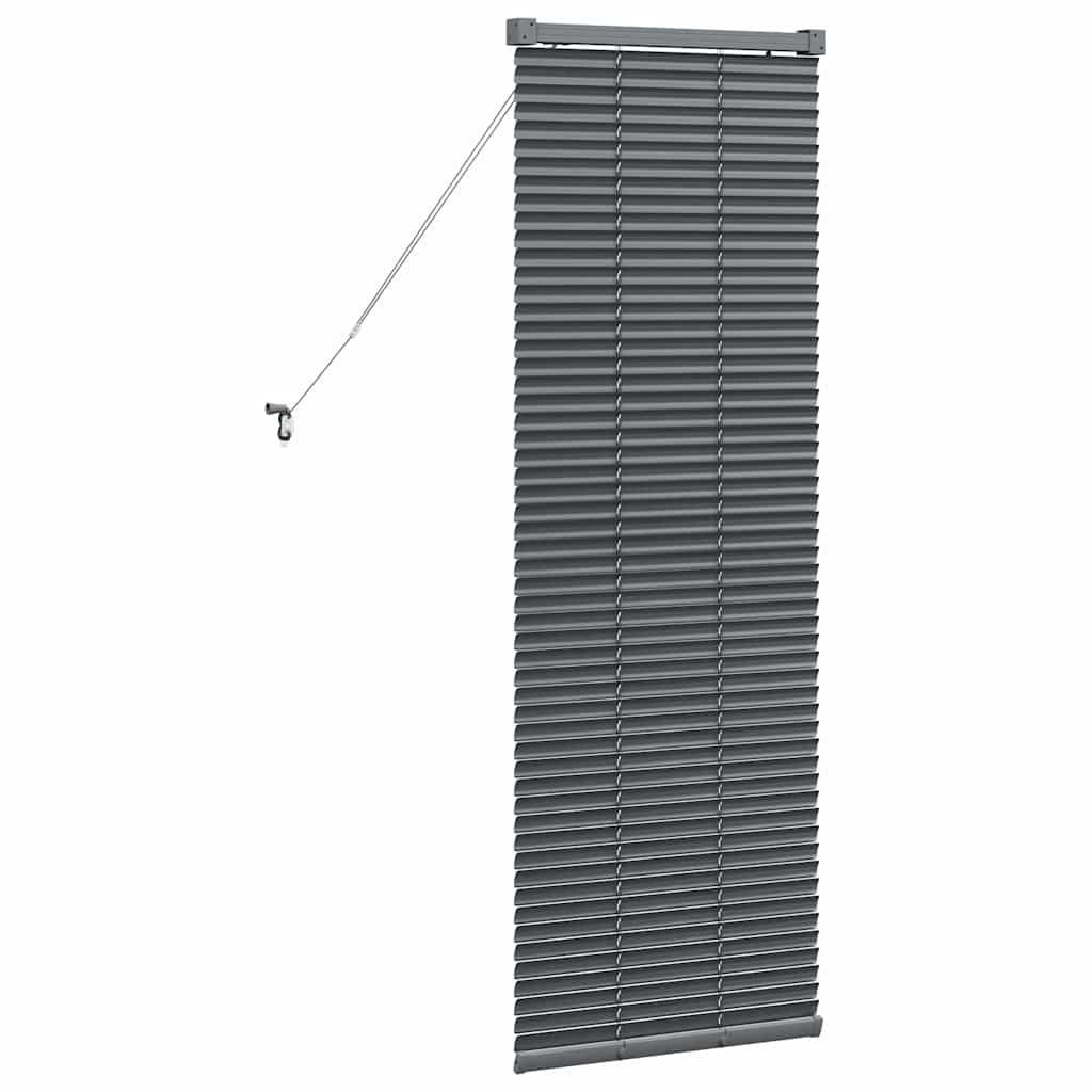 Ablak Roló függönyökkel Egyéb Sötétszürke 80 x 130 cm Alumínium 