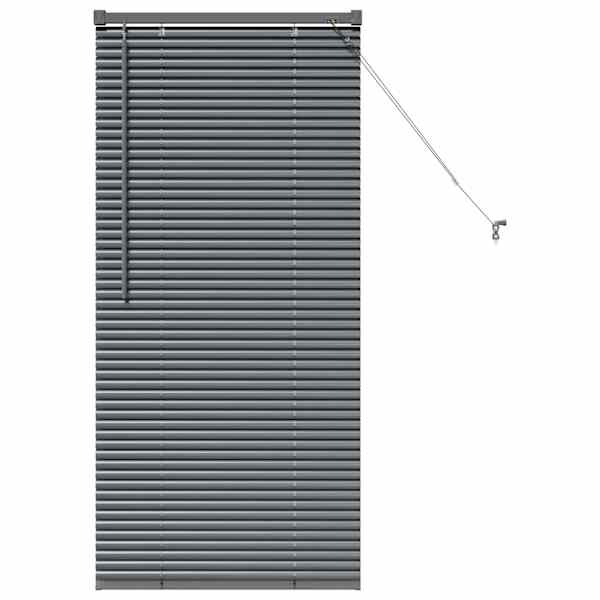 vidaXL Venetsi Rulood Tumehall 130 x 65 cm Alumiinium