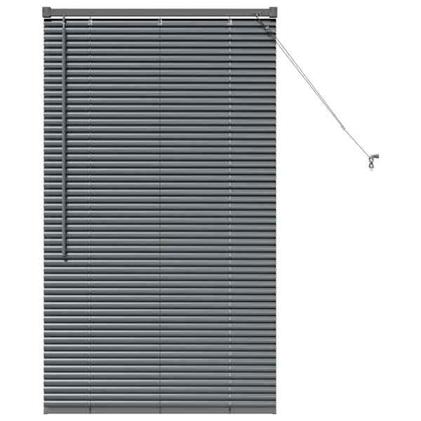 vidaXL Venetsi Rulood Tumehall 130 x 75 cm Alumiinium