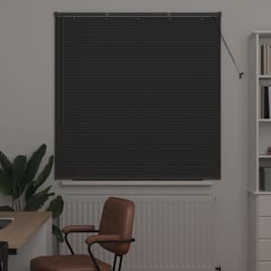 Žaluziové rolety Tmavě šedá 130 x 125 cm Hliník - obrázek 3