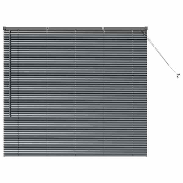 vidaXL Venetsi Rulood Tumehall 130 x 140 cm Alumiinium