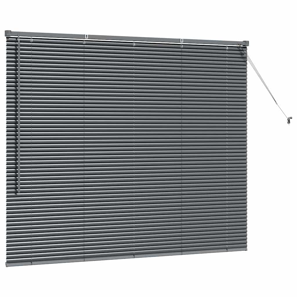 Ablak Roló függönyökkel Egyéb Sötétszürke 80 x 130 cm Alumínium 