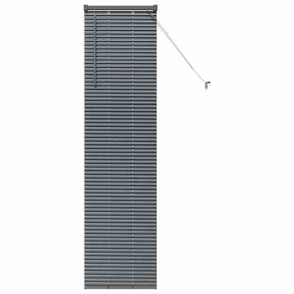 vidaXL Venetsi Rulood Tumehall 175 x 50 cm Alumiinium