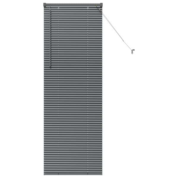 vidaXL Venetsi Rulood Tumehall 175 x 60 cm Alumiinium