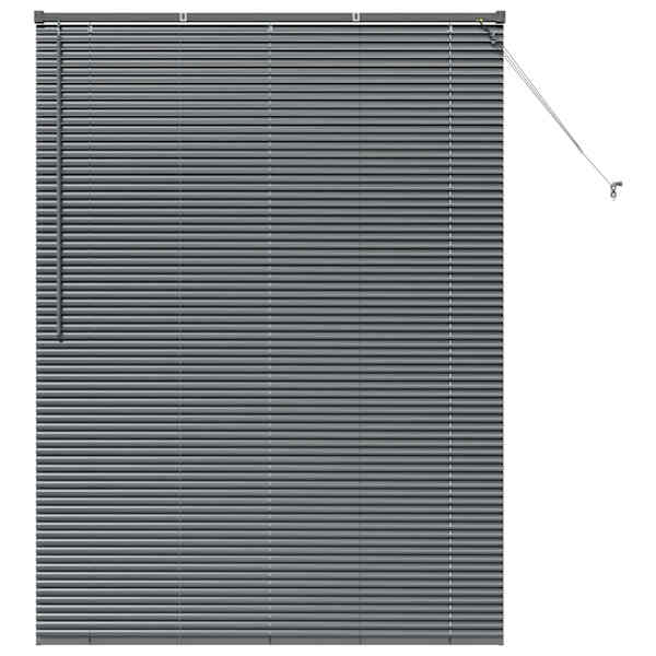 vidaXL Venetsi Rulood Tumehall 175 x 125 cm Alumiinium