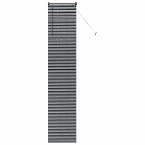 vidaXL Venetsi Rulood Tumehall 220 x 50 cm Alumiinium