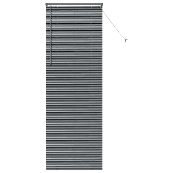 vidaXL Venetsi Rulood Tumehall 220 x 70 cm Alumiinium