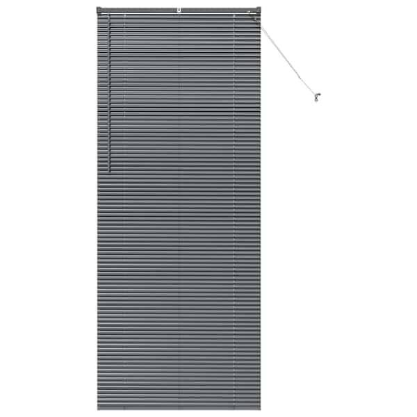 vidaXL Venetsi Rulood Tumehall 220 x 95 cm Alumiinium