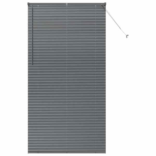 vidaXL Venetsi Rulood Tumehall 220 x 110 cm Alumiinium