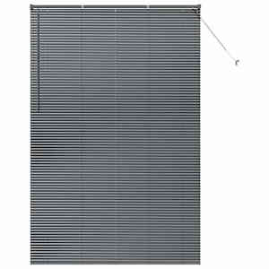 Žaluziové rolety Tmavě šedá 220 x 145 cm Hliník - obrázek 2