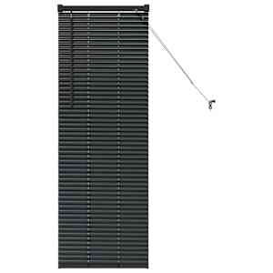 vidaXL Venetsi Rulood Must 130 x 40 cm Alumiinium