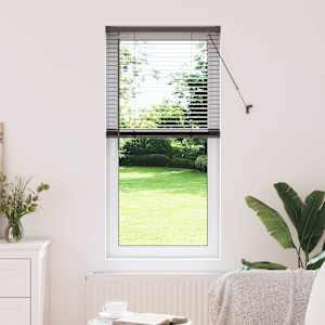 Venecijanske žaluzije Črna 130 x 60 cm Aluminij