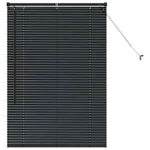 Žaluziové rolety Černá 130 x 85 cm Hliník - obrázek 2