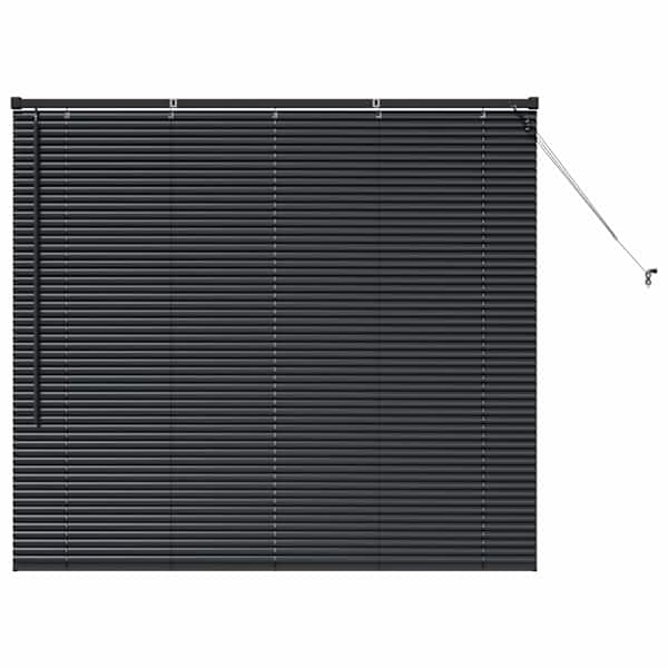 vidaXL Venetsi Rulood Must 130 x 140 cm Alumiinium