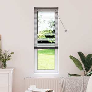 Venecijanske žaluzije Črna 175 x 45 cm Aluminij