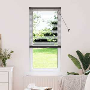 Venecijanske žaluzije Črna 175 x 60 cm Aluminij