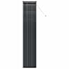vidaXL Venetsi Rulood Must 220 x 50 cm Alumiinium