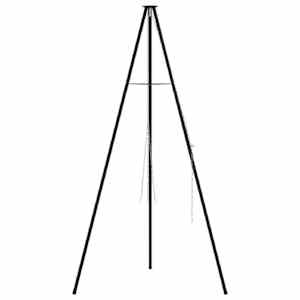 Stativ na táborák Černá 92 x 92 x 151,5 cm Ocel - obrázek 4