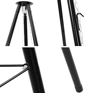 Stativ na táborák Černá 92 x 92 x 171,5 cm Ocel - obrázek 6