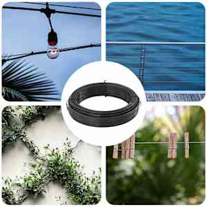 Odtisna žica Antracit 25 m PVC