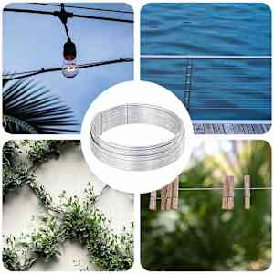 Odtisna žica srebrna 33 m Kabel vroče pocinkan