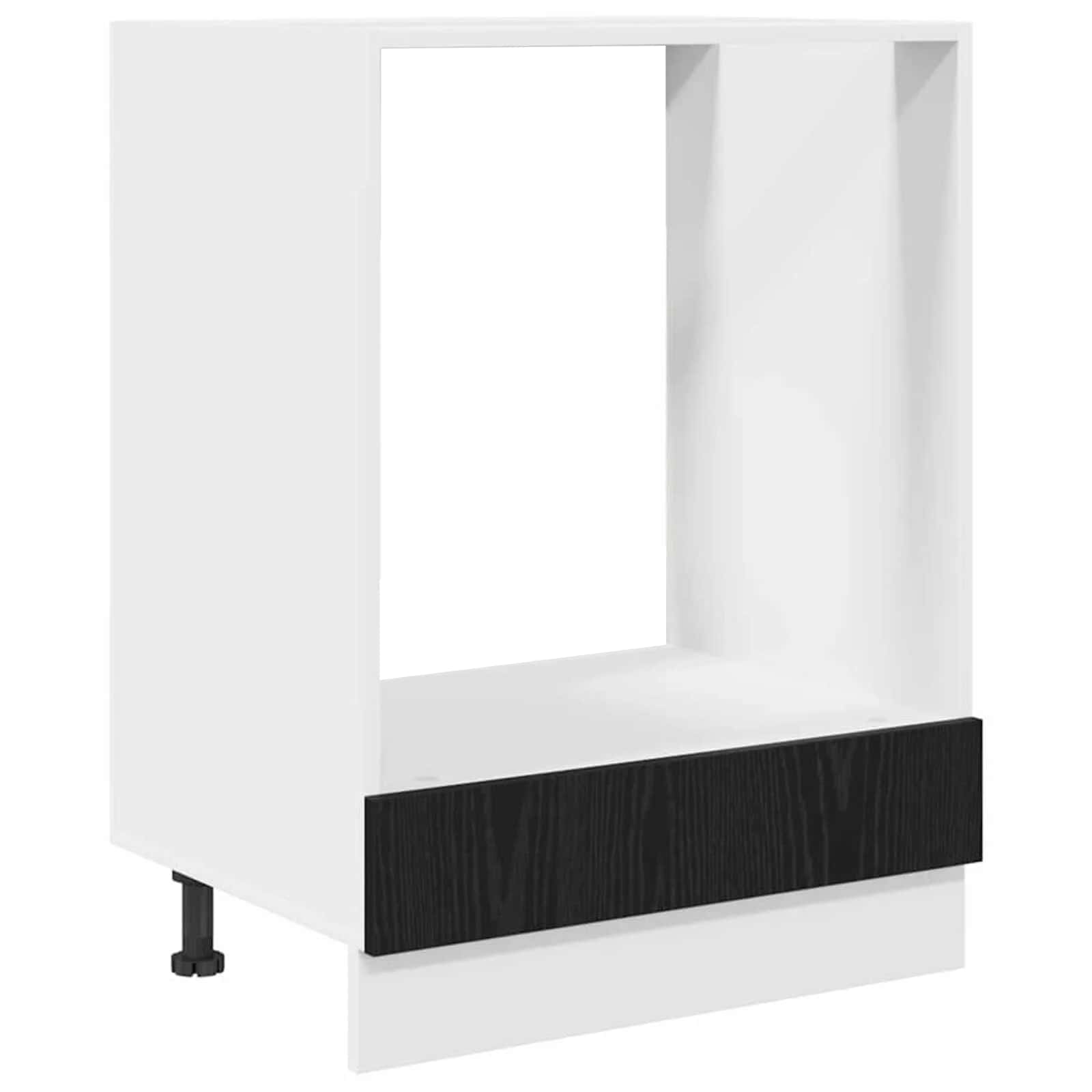 Thumbnail - vidaXL Hängeschrank Schwarz Eichen-Optik 60 x 46 x 81,5 cm