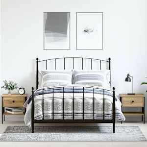 Nočna omarica s predalom 2 pcs artisan hrast 40 x 42 x 45 cm