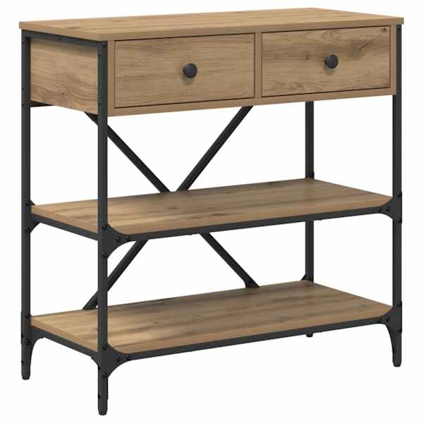 vidaXL Konsoollaud Pruun 75 x 34,5 x 75 cm puit