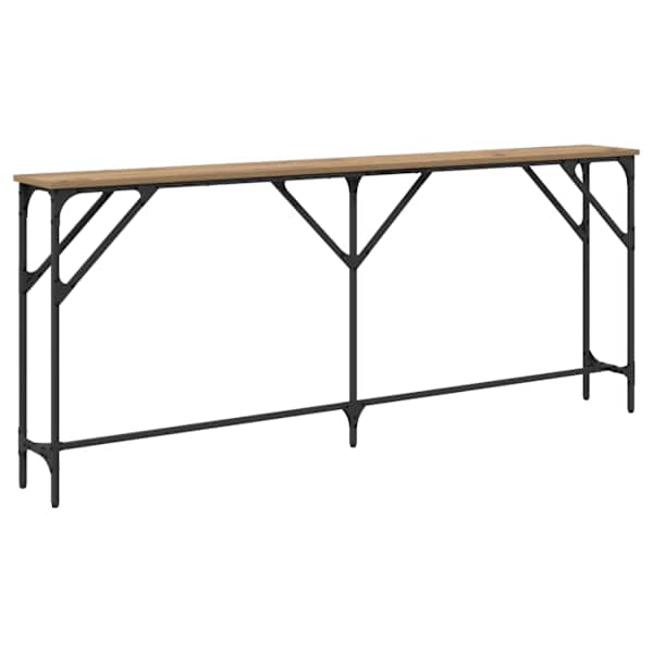 vidaXL Konsoollaud k&auml;sit&ouml;&ouml;tamm 180 x 23 x 75 cm