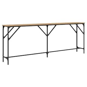 Konzolový stolek dub artisan 200 x 29 x 75 cm - obrázek 7