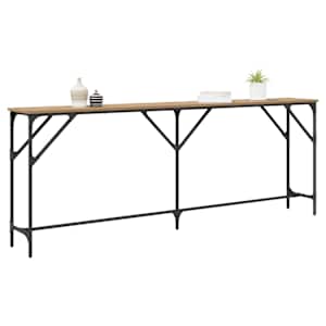 Konzolový stolek dub artisan 200 x 29 x 75 cm - obrázek 3