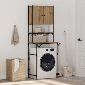 Omara za pralni stroj Umetni hrast 68 x 48,5 x 194 cm