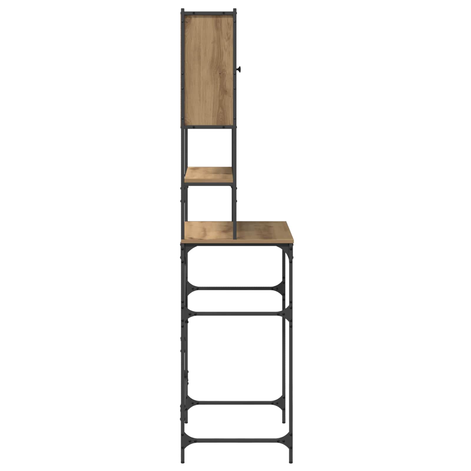 Skříň na pračku Artisanový dub 68 x 48,5 x 194 cm - obrázek 7