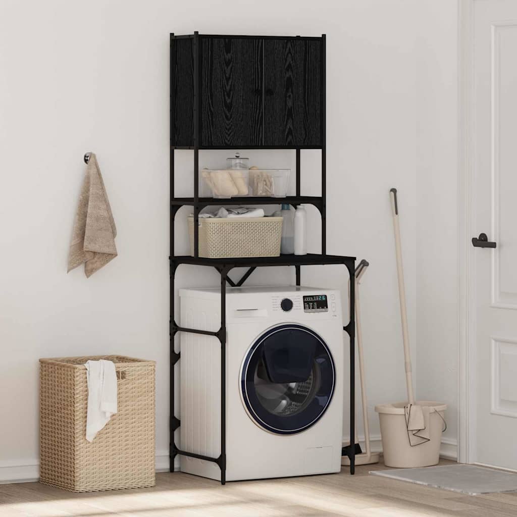Kabinet na práčku Čierny dub 68x48.5x194 cm 871369