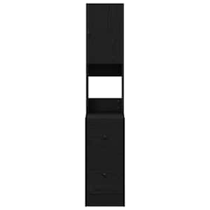 Kuchyňský bufet se zásuvkou s policí Černý dub 32 x 50 x 180 cm - obrázek 6