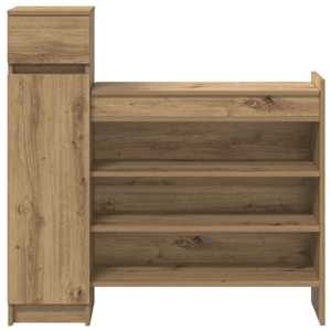 Skříň na obuv se zásuvkou Artisanový dub 100,5 x 28 x 100 cm - obrázek 6