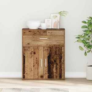 Servírovací skříň Staré dřevo 60 x 31 x 70 cm kompozitní dřevo - obrázek 1