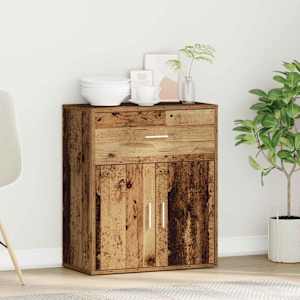 Servírovací skříň Staré dřevo 60 x 31 x 70 cm kompozitní dřevo - obrázek 4